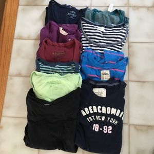 BUNDLE of 10 Mall Brand Long Sleeve Size S/M